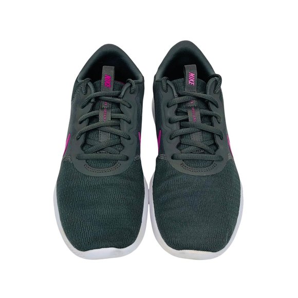 Nike Flex Experience Running shoes ladies US 8 Gray Knit pink CD0227-002 - Picture 3 of 11